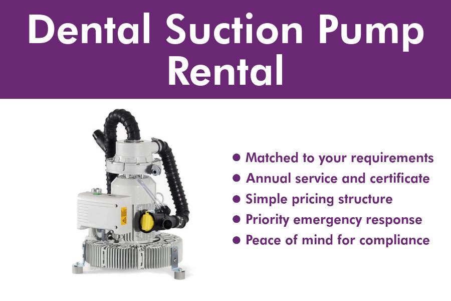 Dental Suction Pump Rental Packages